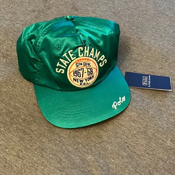 Polo by Ralph Lauren limited edition satin/corduroy hat 🧢 - Picture 1 of 3